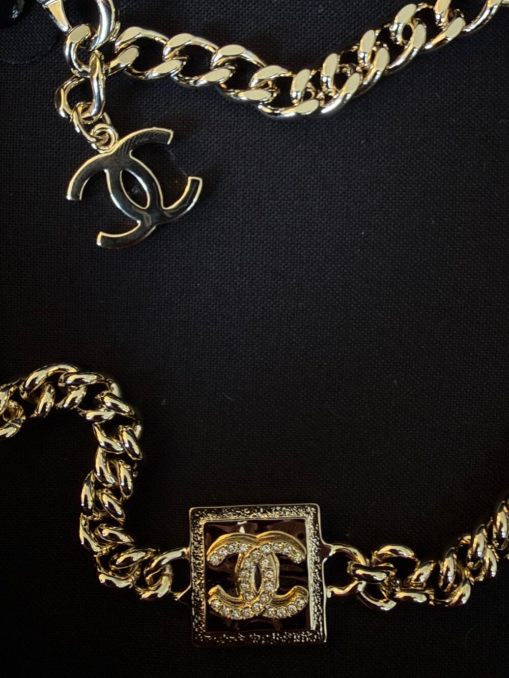 CHANEL 2023 23P Coco Mark Cube Choker Necklace, FULL SET, KEPT UNUSED
